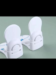 10Pcs Kid Cabinet Lock Baby Safety Drawer Lock Plastic White Safety Buckle for Children Protection