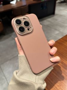CHUANGYIWEI | Simple Stylish Brown Phone Case iPhone 17ProMax