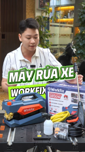 Máy Rửa Xe Điện Workfix WF-CWR3200PRO Công Suất 3200w Có Chỉnh Áp Lõi Đồng Có Chống Giật