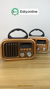 【NEW】Classic Rechargeable Radio FM AW SW Bluetooth USB TF Speaker Audio MP3 Music Player Vintage Antique
