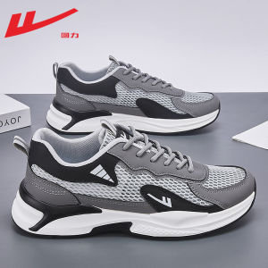 Breathable Running Shoes Mens Womens Lightweight Summer Mesh Sports Shoes Soft Bottom Youth Trendy Flat Laced Casual Shoes