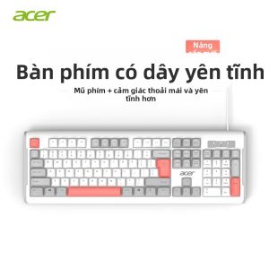 Acer | Bộ Bàn Phím Và Chuột Không Dây Êm Ái