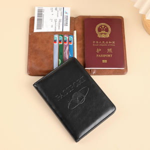 Multifunctional Collect Cards Document Passport Holder Travel Male and Female Portable Passport Cover Anti-RFID Classy Passport Case