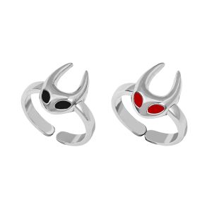 Game Hollow Knight Silksong Rings Kawaii Hornet Model Open Rings for Fans Commemorate Accessories Gifts