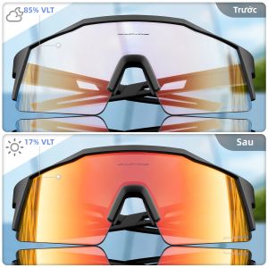 kapvoe | Kính Mát Đi Xe Đạp Kapvoe Photochromic UV400 Thể Thao Ngoài Trời Chạy Bộ Dành Cho Nam Nữ Kính Bảo Hộ Xe Đạp Leo Núi Gọng TR-90