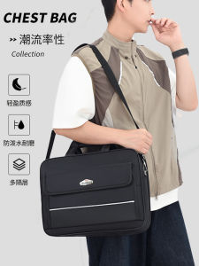 Túi Đeo Chéo Oxford Canvas Dung Tích Lớn Cho Nam Túi Xách Công Sở Du Lịch Túi Đeo Vai Đơn Túi Đựng Máy Tính Xách Tay 14 Inch