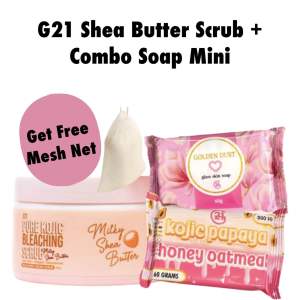 G21 COMBO ( Shea Butter Scrub + Combo Soap mini )