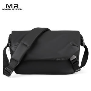 New Casual Crossbody Bag Mens Trendy Waterproof Single Shoulder Bag Simple Quality Leisure Backpack for Students Stylish