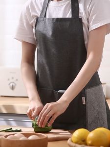 celemek serbaguna trendy tahan air dan minyak dengan lap bulu