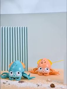 Bath And Walking Crab Octopus Pull Sensor Baby Toddler Swimming Bath Toy Pet Children Cute Fun Mainan Kanak Boy Girl