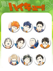 Two-Dimensional Animation Comics Related Products Volleyball Junior Bar Sun Xiang Xiang Yang Badge Kageyama Tobio Blind Box Badge Needle