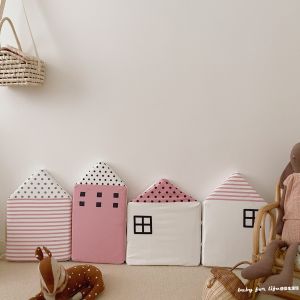 Nordic Style Baby Toddler Child Room Bed Enclosure Softly Padded Anti-Collision Head Protection Tent Decorative Cushion Wall Decoration