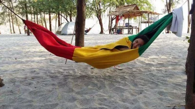 Tingguian Tribe Rasta Cocoon Hammock V1