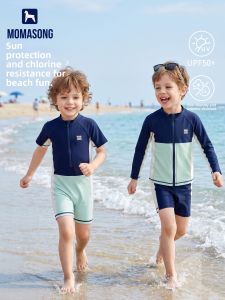 Momasong | Boy Sun Protection Long Sleeve Swimsuit