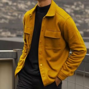 Jaket Shacket Jacket Pria Bahan Flecee Tebal Masakini