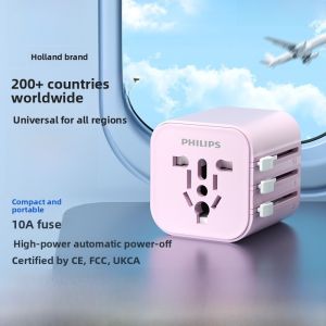 Philips Travel Power Adapter Converter Plug Socket Fireproof Multi Country Use Australian Standard National Standard