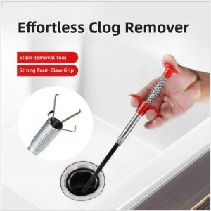 MEISITEKEKE | Drain Toilet Kitchen Floor Drain Clog Remover Cleaning Tool