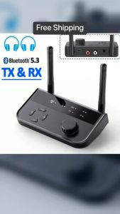 KALLA TaffSTUDIO Adaptor Audio Receiver Transmitter Wireless 10M Bluetooth Nirkabel Jarak Jauh
