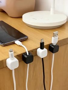 SK-C1088 Cable Holder Organizer Isi 3pcs Kabel Klip Magnetic Serbaguna Clip Penyimpanan Kabel Winder