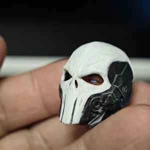 6 Inch Punisher Head Sculpt Mask DIY Accessories Ant Mezco Helmet Wearable Collectible Action Figure Parts for Adult Fans