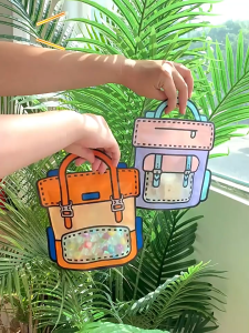 School Bag Design Sealed Doorgift Bag – Party Goodie Bag Only (No Contents Included) | Gift Happiness