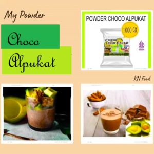 BUBUK POWDER MINUMAN RASA CHOCO ALPUKAT REGULER - 1 KG