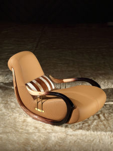 Mivika Bedoya Bedoya Series Accessible Luxury Recliner Leather Casual Rocking Chair Original Design International Hall K1