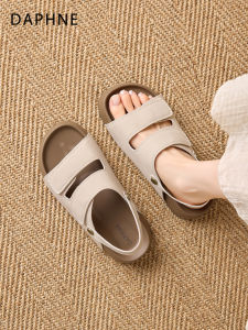 Daphne | Anti-slip Magic Tape Thick Sole Summer Two Ways Sandals