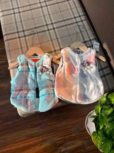 Áo Gile Lông Bé Gái Mềm Ấm Áo Khoác Sát Nách Cho Bé 6-16kg