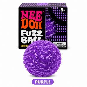 Fuzzy Round Ball Squishy Sensory Stress Relief Squeeze Toy Portable Office Anxiety Calming Fidget Toy for Adults