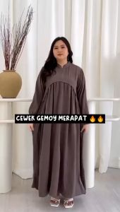 JUMBO GAMIS LD 120 130 140: Pilihan Busana Gamis Big Size Untuk Wanita