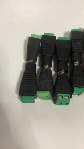 5 Pairs 12V DC 5.5x2.1mm Male Female Power Balun Plug Connector For CCTV Camera