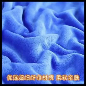 TILONDEX 6pcs Large 70x30cm Microfiber Cleaning Cloths Washable and Reusable Striped Lint-Free Towels Suitable for Floor Mops