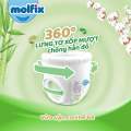 Tã/Bỉm Quần Molfix Thiên Nhiên Size L68+8 miếng (9-14kg) Mềm Mại, Co Giãn Tốt. 