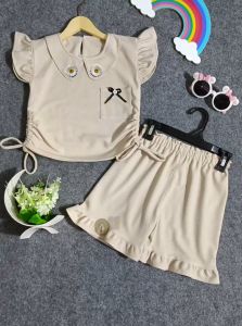 Oneset Anak Perempuan Vania 1-7 Tahun Fashion Terbaru / Setelan Baju dan Celana Pendek