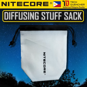 Nitecore Diffusing Stuff Sack - Headlamp Storage + Convert Headlamp into Lantern or Ambient Light