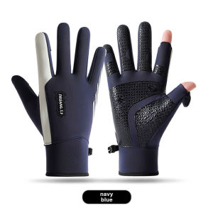 Mens Winter Fleece Gloves Cold Resistant Water Resistant Windproof Touch Screen for Cycling Outdoor Sports