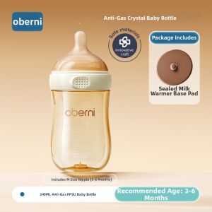 oberni | Anti Colic PPSU Baby Bottle 0-3 Months 6+ Months