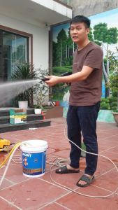 Máy rửa xe mini Sakura - Máy rửa xe gia đình - Máy rửa xe áp lực cao SK9070