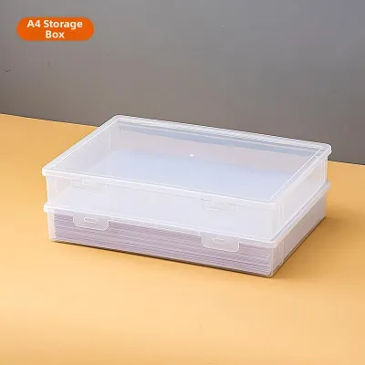 Transparent Document Storage Box A4