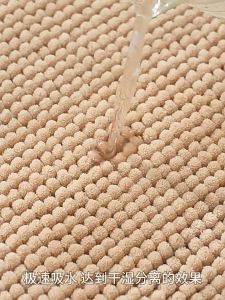 Extra Thick Short Chenille Microfiber Floor Mat High-Density Bedroom Rug Non Slip Soft Carpet Quick Dry Bathroom Mat
