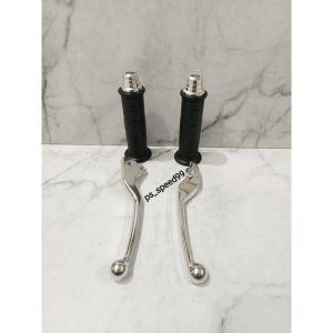 Paket PROMO 4 in 1 Handle Vario 125 150 Beat CBS + Cover Tutup Radiator Vario + Handgrip Honda + Jalu Stang Universal Motor Baut