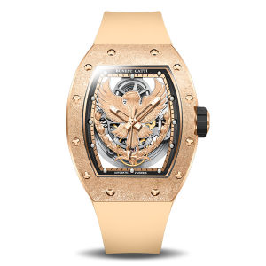 BONEST GATTI | BONEST GATTI Mens Watch Soaring Series Tonneau Automatic Skeleton Mechanical Watch with Carved Design Trendy Diving Watches