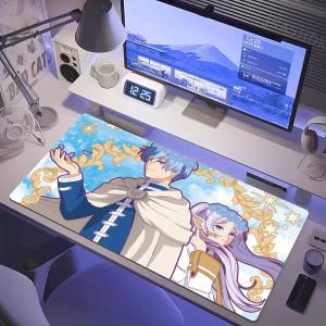 Bandai | Tấm Lót Chuột Cao Su Chống Trượt Cỡ Lớn Anime Frieren Tại Đám Tang Thảm Lót Bàn Chơi Game Cho Máy Tính Xách Tay Máy Tính Văn Phòng Trang Trí Cân Bằng