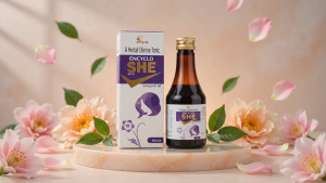 Encyclo SHE Syrup 200ml | Premium Ayurvedic Uterine Tonic For Women | Regulates Irregular Menses & Restores Hormonal Balance | Controls Heavy Bleeding & Soothes Period Cramps | Clears White Discharge & Promotes Glowing Skin