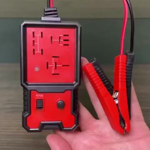 Máy Kiểm Tra Rơle Ô Tô 12V Di Động Với Kẹp Pin Để Chẩn Đoán Rơle Nhanh Chóng Và Chính Xác Trên Ô Tô