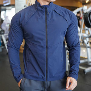 Spring Summer New Outdoor Sports Zipper Top Mens Fitness Training Casual Running Jacket Coat Breathable Quick Dry Comfortable Fit