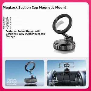 Ulanzi | Universal Magnetic Phone Mount for Car Navigation Desktop and Wall Support