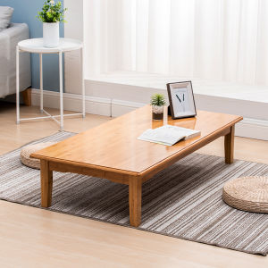 Nan Bamboo Low Table Small Square Tatami Heatable Desk Tea Table Floor Table Windowledge Table Modern Simplicity Style Furniture