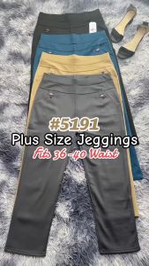 Jass Shop Plus Size Elasticated High Waist Jegging Pants Waist Fit From 36-42 (5191 5192 669 9206)